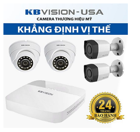 Bộ 05 KBvision 2.0MP