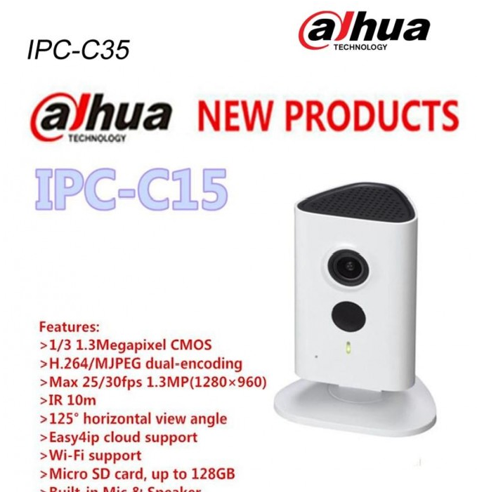 Camera IP hồng ngoại 1.3 Mp DAHUA IPC-C15P