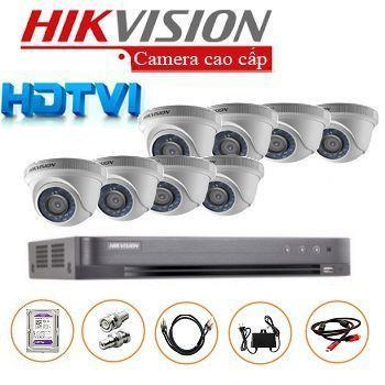  Trọn bộ 08 camera HIKvision 3.0 MP 
